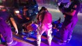 Motociclista repartidor se impacta contra una camioneta en Av. Mexico