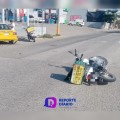 Motociclista resulta herido tras colisión con taxi en Avenida Las Palmas