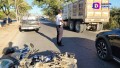 Motociclista resulta lesionado tras colisión con camioneta en Avenida México