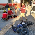 Motociclista Resulta Seriamente Lesionado tras Choque