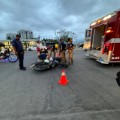 Motociclista sufre accidente en la avenida Francisco Medina Ascencio