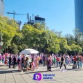 Mujeres en la CDMX marchan contra la violencia