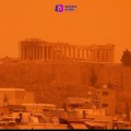 ¡No es filtro!, cielo de Atenas se pinta de naranja