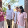 “Nuestro presidente está guardadito y reposando”: Gutiérrez Müller