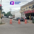 Obras Públicas en calles del Pitillal