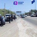 Operativo preventivo de la Fiscalía en entrada de Bahía de Banderas