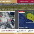Otis, el nuevo huracán ubicado frente a las costas de Guerrero