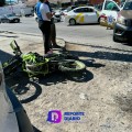 Otro motociclista lesionado.