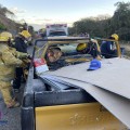 Persona queda prensada en vehículo por choque en Bahía de Banderas