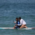 Personas con discapacidad disfrutaron del Surf