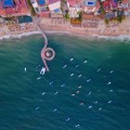 Playa Los Muertos, la mas popular y concurrida de Puerto Vallarta