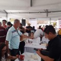 Profe Michel acude a votar en las elecciones de los Consejeros Estatales de Morena, en La Plaza de El Pitillal