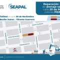 Programa SEAPAL cierres a la circulación vehicular por acciones en el drenaje sanitario