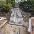 Puente del Río Cuale, casi al 50% de avance en su reconstrucción