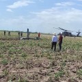 Se desplomó helicóptero de la Marina en Los Mochis, Sinaloa