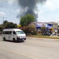Se registra explosión en fábrica de cosméticos en Tultitlán.