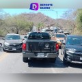 Siniestro vial en Libramiento: Cadena de colisiones cerca de Herrería Las Palomas