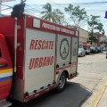 Trabajador de la construcción recibió una a descarga eléctrica en Calle Francisco I Madero