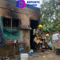 Vecinos Rescatan a Mujer de la Tercera Edad de Incendio