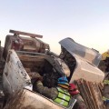 Vuelca camión en Talpa