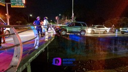 Accidente en Avenida México deja daños materiales y conductor ileso