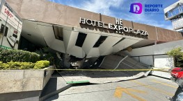 ¡Alerta en Guadalajara! se derrumba parte del Hotel Explo Plaza