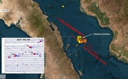 Atentos al enjambre sísmico presente  en el Mar de Cortés