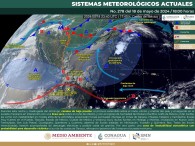 Aumenta la probabilidad de desarrollo de ciclón en las próximas horas
