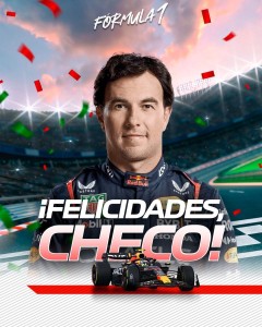 Checo Pérez conquista su primer podio