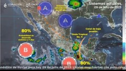 Domingo lluvioso para Jalisco, Colima y Nayarit