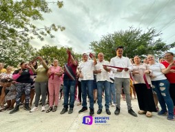 "El Profe Michel “Inaugura la Pavimentación de la Avenida Las Palmas