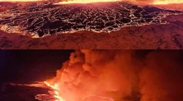Islandia estrena volcán y está en erupción
