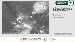 Lluvias intensas, descargas eléctricas y posibles granizadas, se pronostican para Guerrero, Jalisco, Michoacán y Nayarit