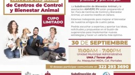 Manaña 30 de septiembre se realizará el 1er. Foro Regional de Centros de Control Animal