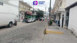 Obras Públicas en calles del Pitillal