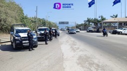 Operativo preventivo de la Fiscalía en entrada de Bahía de Banderas