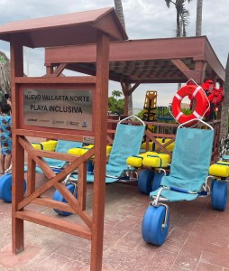 Playas de Nuevo Vallarta tendrán mobiliario inclusivo
