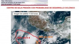 Protección Civil Estatal Jalisco informa sobre probabilidad de desarrollo ciclónico en el Pacífico.