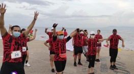 Rugieron corredores en la Quinta Carrera Leones Negros de Puerto Vallarta