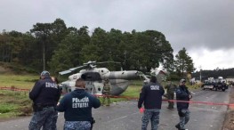 Se accidenta en Veracruz helicóptero de marina