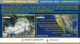 Se coordinan autoridades de los tres ámbitos de gobierno ante el paso de “Nora” por Jalisco