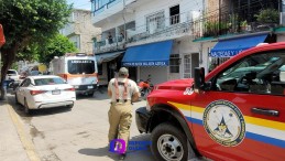 Trabajador de la construcción recibió una a descarga eléctrica en Calle Francisco I Madero