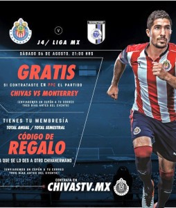 Chivas anuncia que partido frente a Querétaro será gratis.